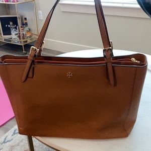 Tory Burch Brown Leather Tote